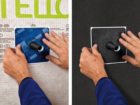 1. Buis/kabel doortrekken